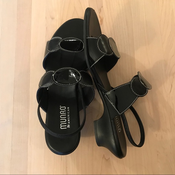 Shoes - Women’s Munro Eclipse Patent & Kid Leather Sandal